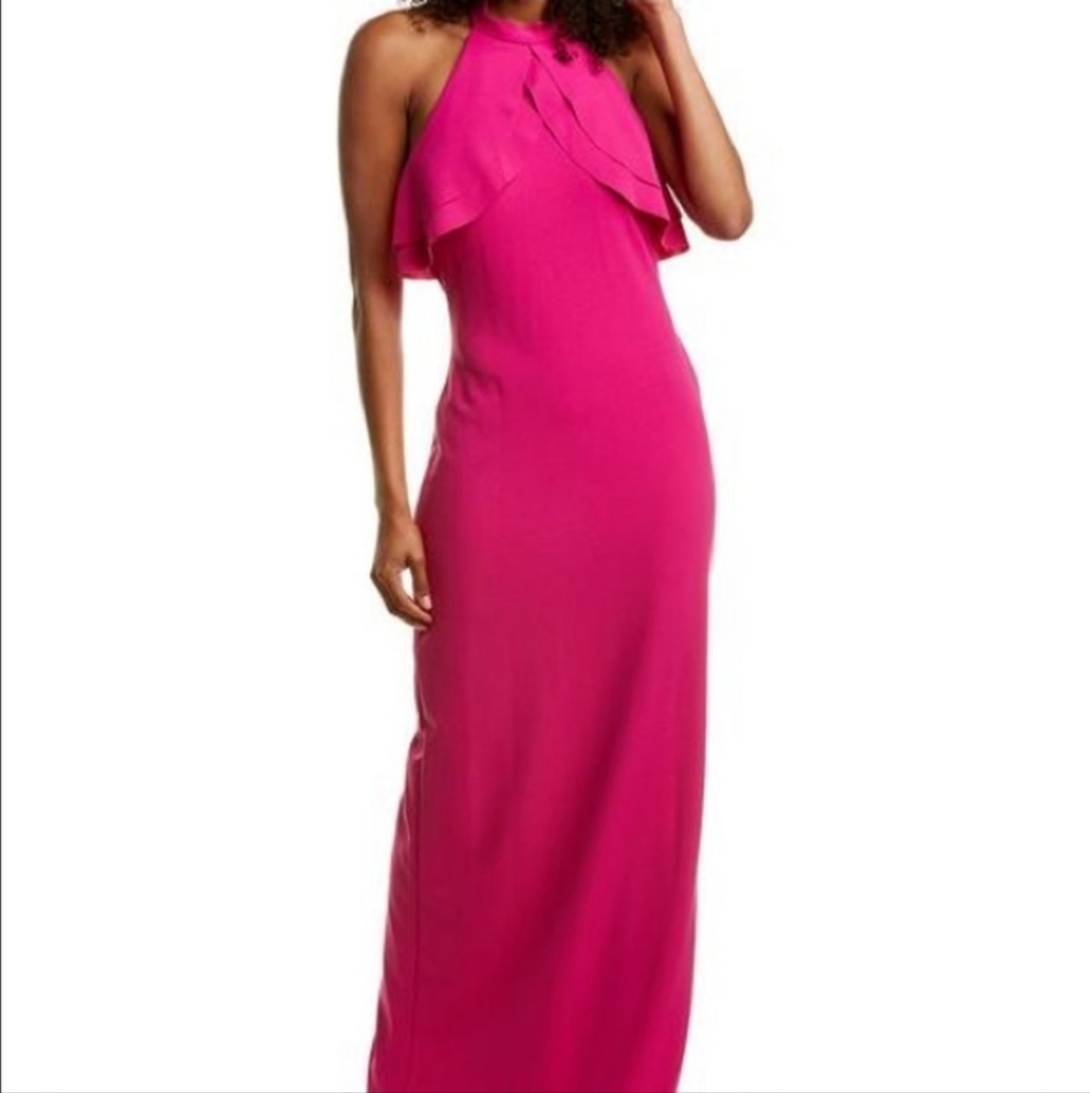 NWT. bebe Women's Scuba Crepe Gown